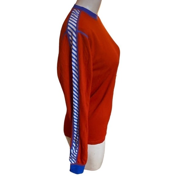 Helly Hansen Womens Lifa Active Stripe Crew Base Layer Size M - Picture 2 of 6